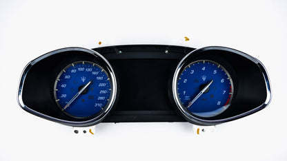 Maserati Ghibli - Speedometer dials MPH to KM/H Gauges