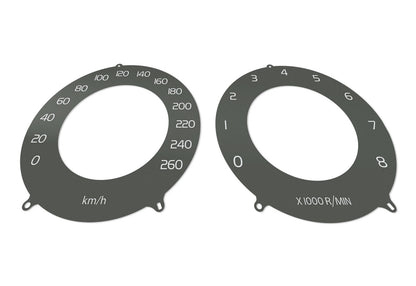 Volvo XC60 USA Brown  - Speedometer dials MPH to KM/H Gauges