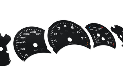 For Porsche Carrera 911, 996 - Speedometer gauges from MPH to km/h Gauges