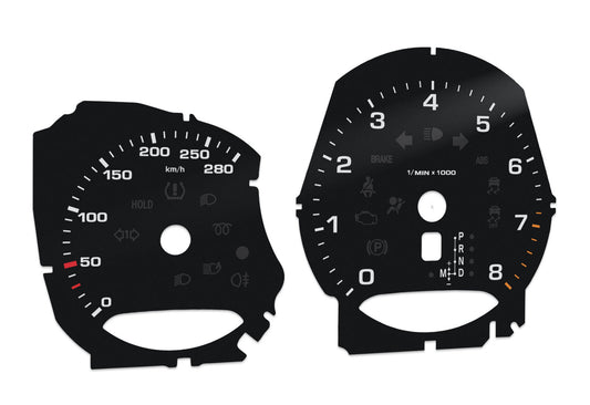 For Porsche Macan, Cayman, Boxster- Speedometer gauges from MPH to km/h Gauges