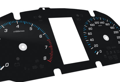 Mitsubishi Outlander  - Speedometer dials MPH to KM/H Gauges