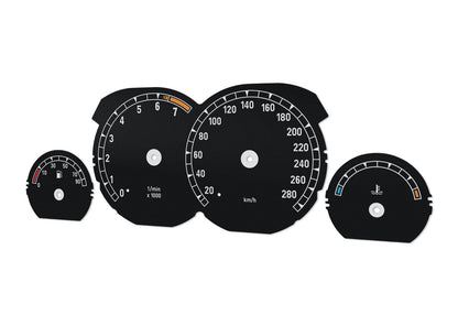 BMW 840  - Speedometer dials MPH to KM/H Gauges