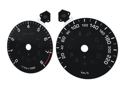 Land Rover Discovery  - Speedometer dials MPH to KM/H Gauges