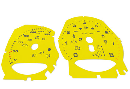 Porsche Macan,Cayman,Boxster - Speedometer gauges from MPH to km/h Gauges