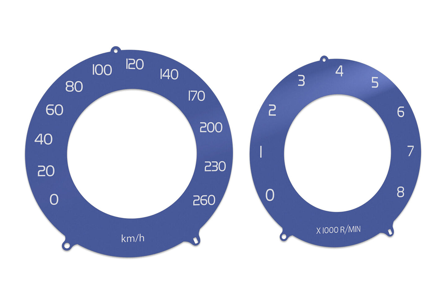 Volvo XC60 EU R-Design  - Speedometer dials MPH to KM/H Gauges