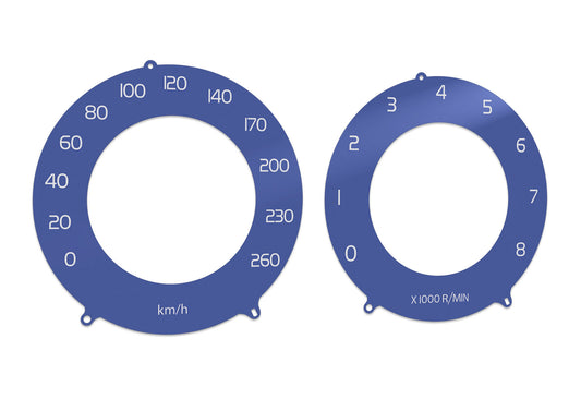 Volvo XC60 EU R-Design  - Speedometer dials MPH to KM/H Gauges