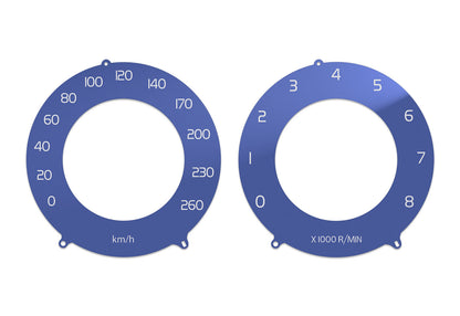 Volvo XC60 EU R-Design  - Speedometer dials MPH to KM/H Gauges