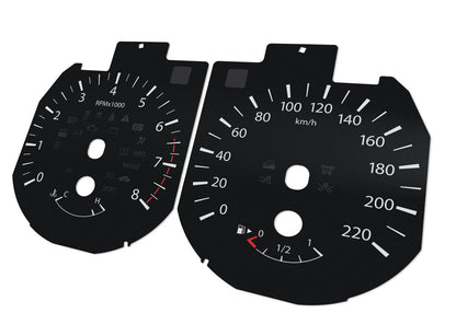 Nissan Rogue  - Speedometer dials MPH to KM/H Gauges