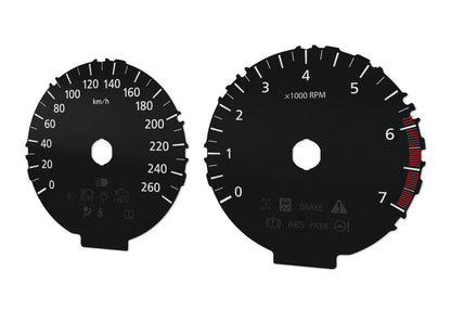 Lexus NX  - Speedometer dials MPH to KM/H Gauges