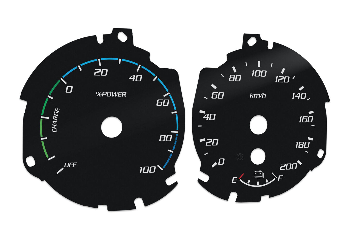 Ford Raptor EL  - Speedometer dials MPH to KM/H Gauges