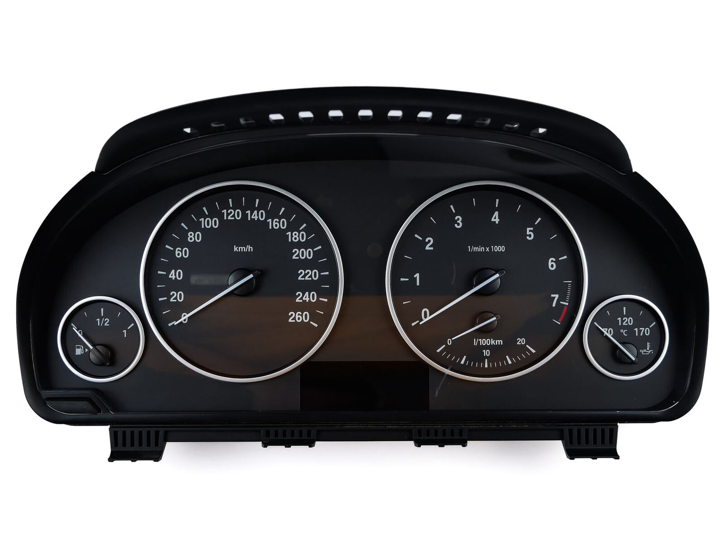 BMW F30 Black - Speedometer dials MPH to KM/H Gauges