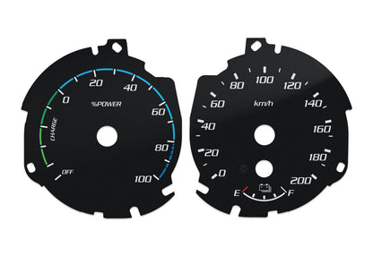 Ford Raptor EL  - Speedometer dials MPH to KM/H Gauges