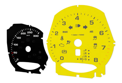 Porsche Macan,Cayman,Boxster - Speedometer gauges from MPH to km/h Gauges