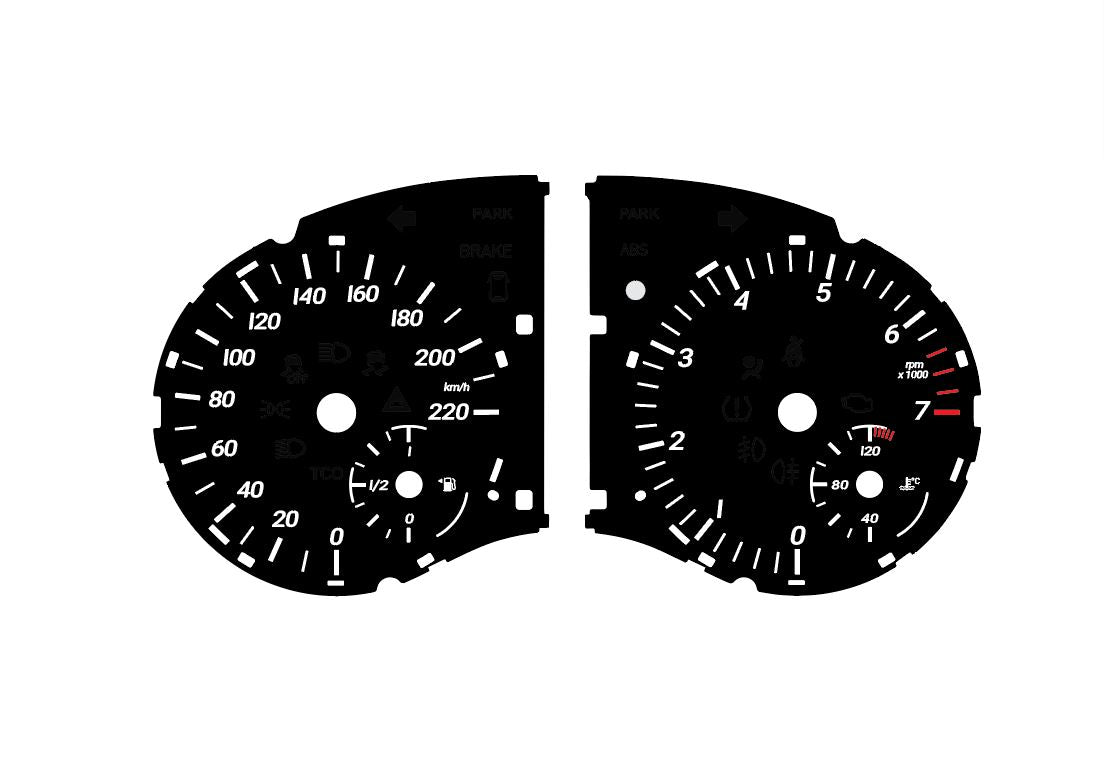 For Mercedes-Benz Metris - Speedometer dials from MPH to km/h Gauges