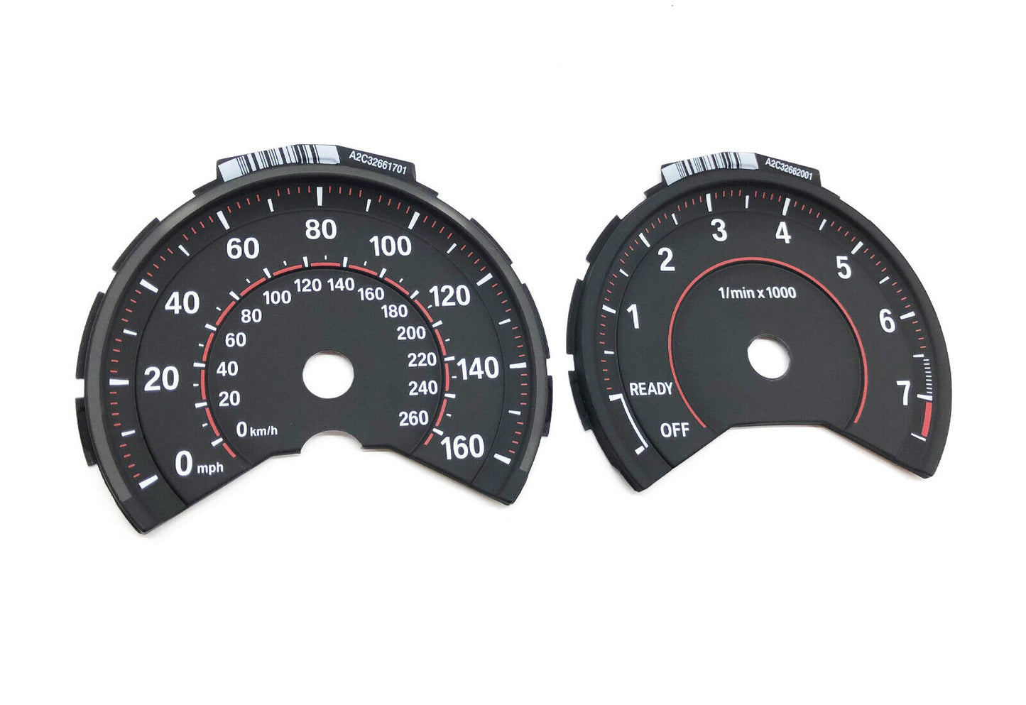 For 3D BMW X1 2-series F48 F22 F23 - Speedometer dials MPH Gauges