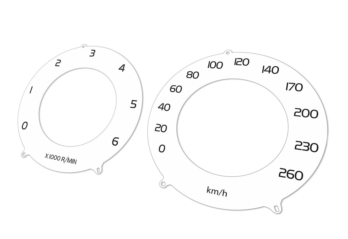 For Volvo XC60 White Diesel  - Speedometer KM/H Gauges