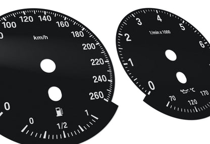 BMW X6 E71 - Speedometer dials from MPH to km/h Gauges