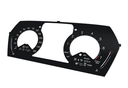 BMW 1,2 series F40, F44 - Speedometer dials from MPH to km/h Gauges