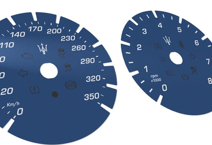 Maserati Ghibli GTS - Speedometer dials MPH to KM/H Gauges