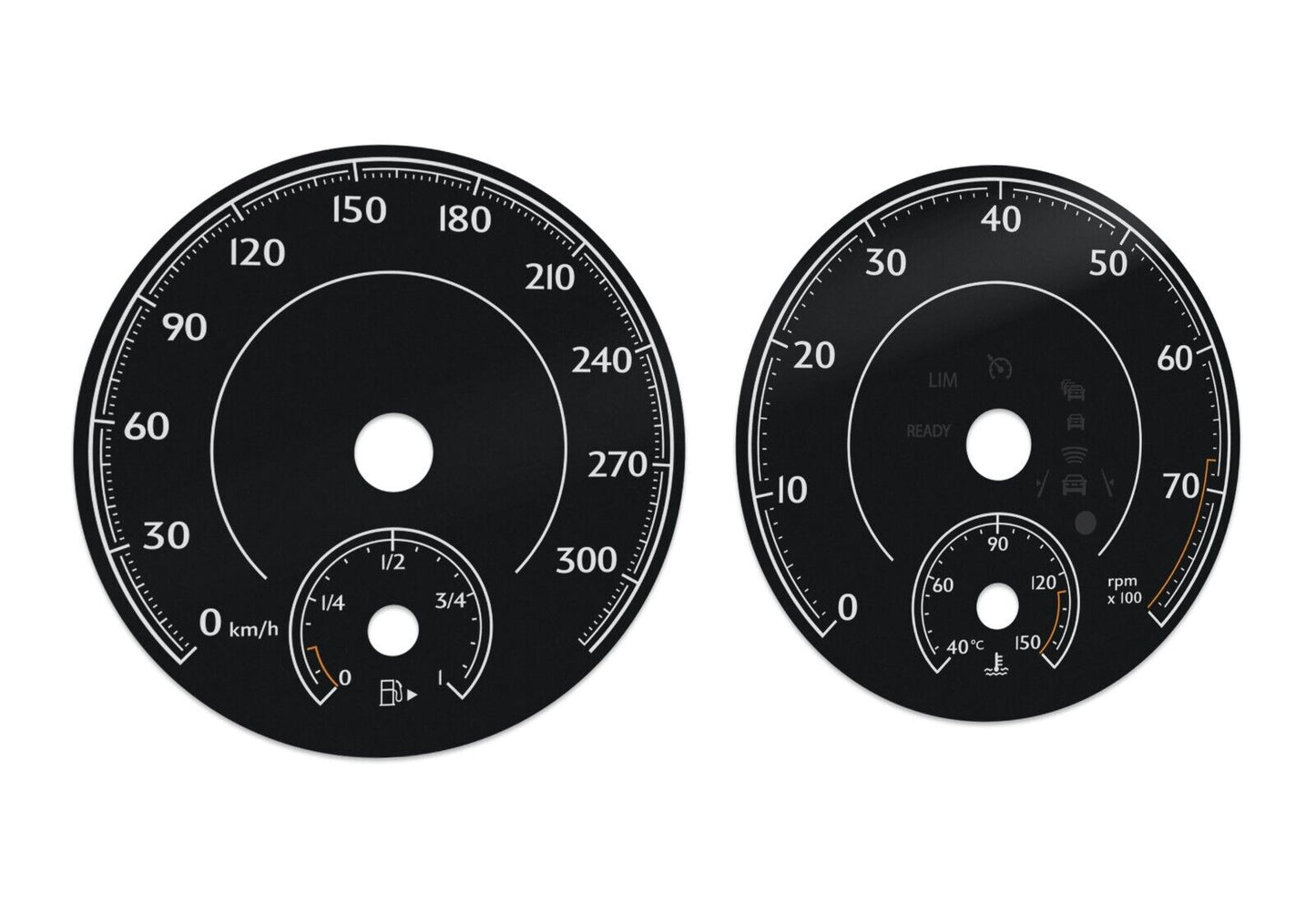 For Bentley Bentayga - Speedometer Dials from MPH to Km/h Cluster Gauges