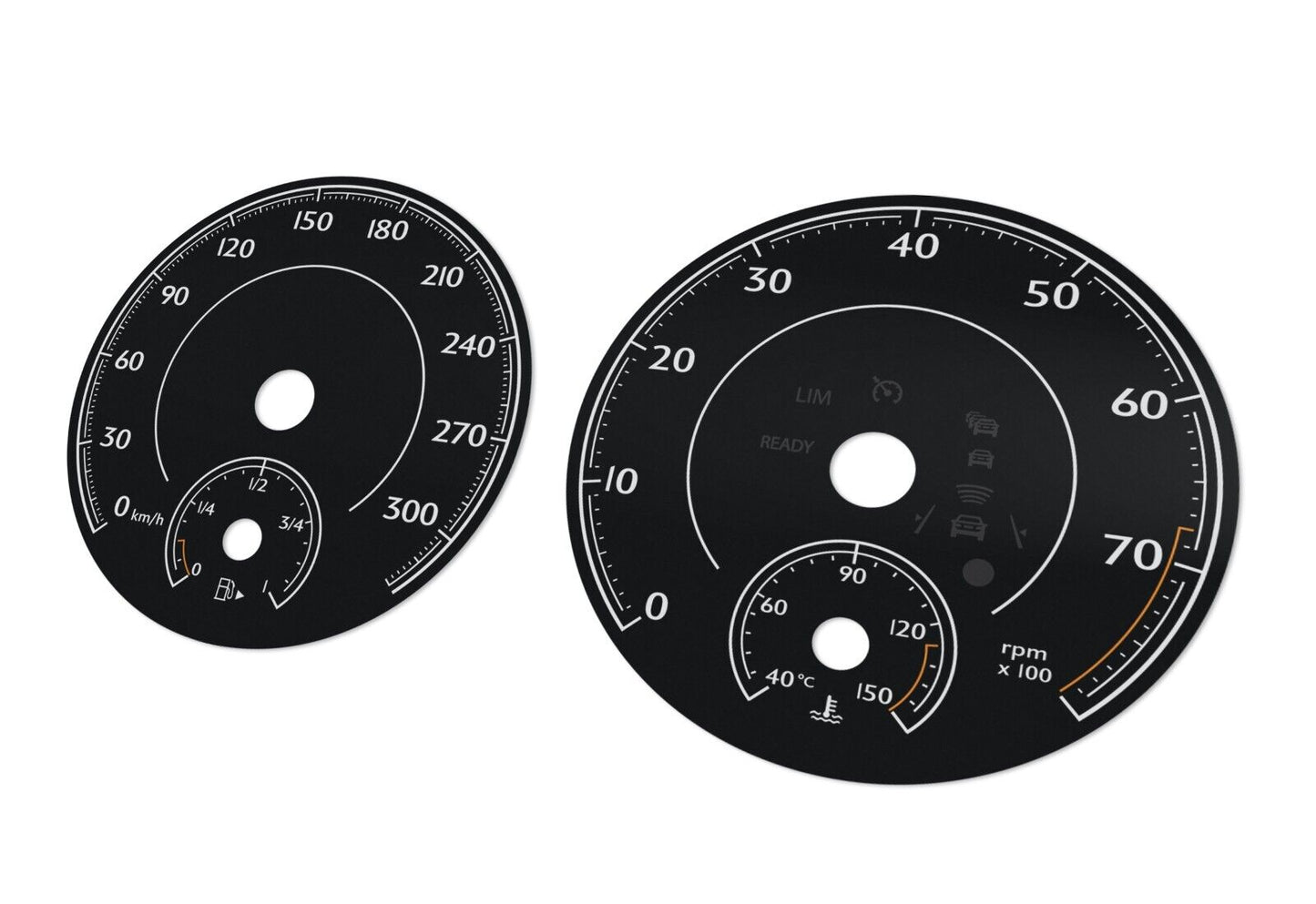 For Bentley Bentayga - Speedometer Dials from MPH to Km/h Cluster Gauges