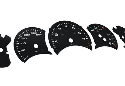 For Porsche Carrera 911, 996 - Speedometer gauges from MPH to km/h Gauges