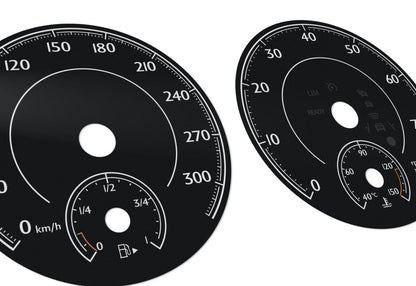 For Bentley Bentayga - Speedometer Dials from MPH to Km/h Cluster Gauges