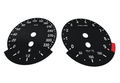 For BMW M3, E90 - Speedometer Dials from MPH to Km/h Cluster Gauges