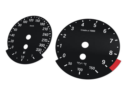 For BMW M3, E90 - Speedometer Dials from MPH to Km/h Cluster Gauges