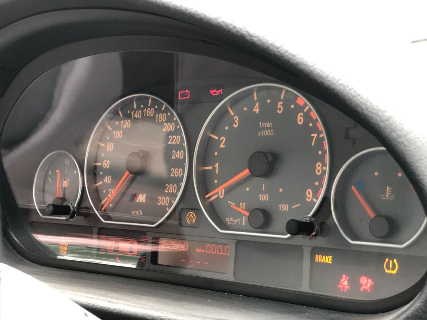 For BMW M3 E46 - Speedometer Dials from MPH to Km/h Cluster Gauges