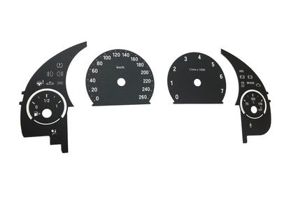 For BMW F10,F15,F25,F01 - Speedometer dials from MPH to km/h Gauges