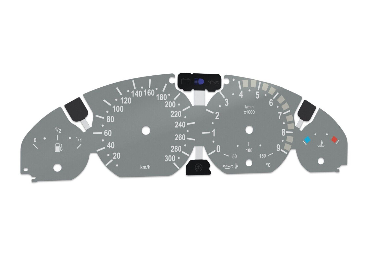 For BMW M3 E46 - Speedometer Dials from MPH to Km/h Cluster Gauges