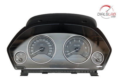 M Style 3D for BMW 260km/h F3X - Dials from mph to km/h Gauges