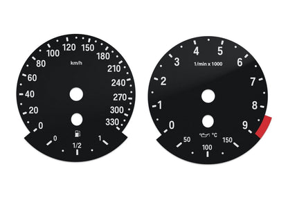 For BMW M3, E90 - Speedometer Dials from MPH to Km/h Cluster Gauges