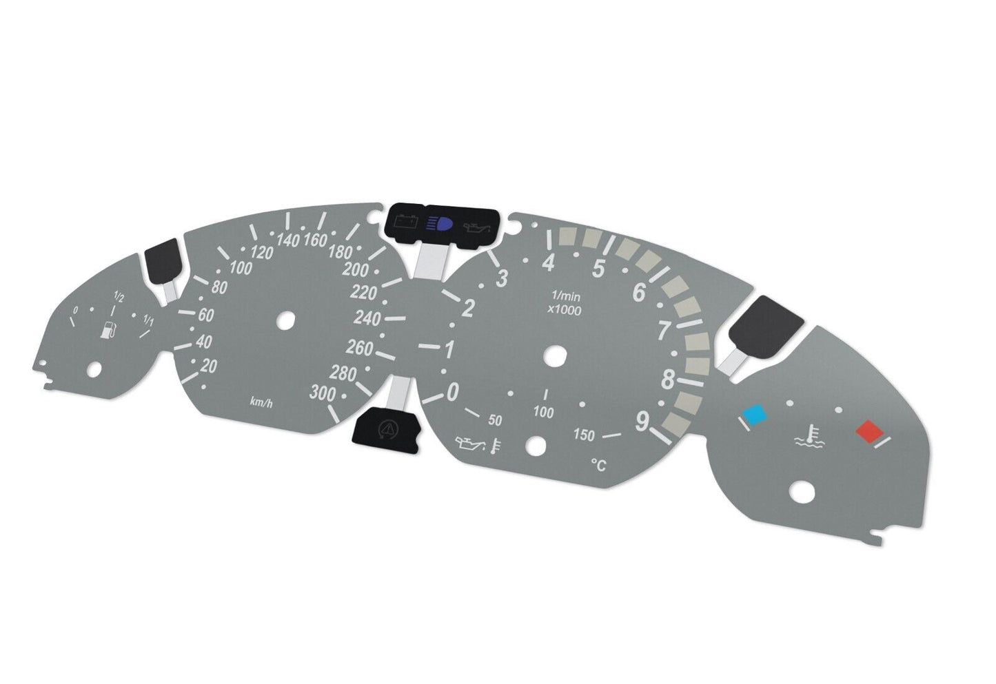 For BMW M3 E46 - Speedometer Dials from MPH to Km/h Cluster Gauges