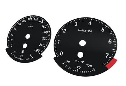 BMW X6 E71 - Speedometer dials from MPH to km/h Gauges