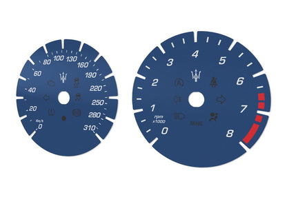 Maserati Ghibli - Speedometer dials MPH to KM/H Gauges