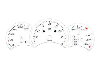 Porsche Boxster 986.1 White - Speedometer Dials Gauges