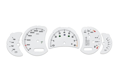Porsche Carrera 911 996.2 Grey - Speedometer Dials Gauges