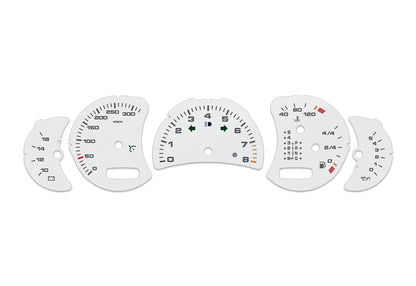 Porsche Carrera 911 996.2 Grey - Speedometer Dials Gauges