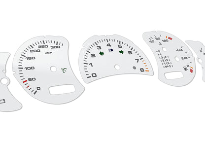 Porsche Carrera 911 996.2 Grey - Speedometer Dials Gauges