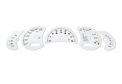 Porsche Carrera 911 996.2 Grey - Speedometer Dials Gauges