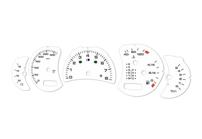 Porsche Carrera 911 996.2 White - Speedometer Dials Gauges