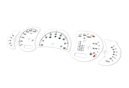Porsche Carrera 911 996.2 White - Speedometer Dials Gauges
