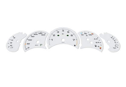 Porsche Carrera 911 996.1 Grey - Speedometer Dials Gauges