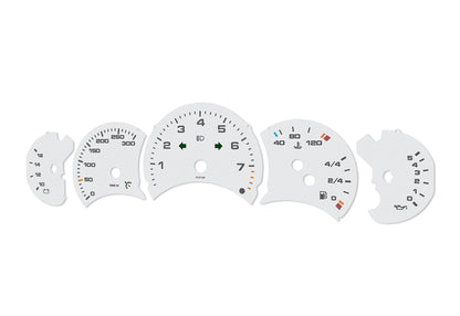Porsche Carrera 911 996.1 Grey - Speedometer Dials Gauges