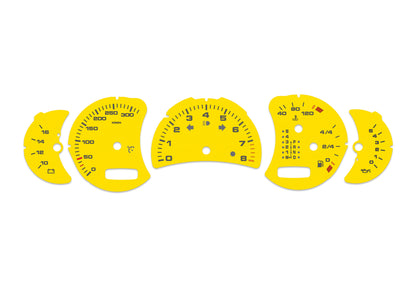 Porsche Carrera 911 996.2 Yellow - Speedometer Dials Gauges