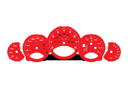 Porsche Carrera 911 997.2 Red - Speedometer Dials Gauges