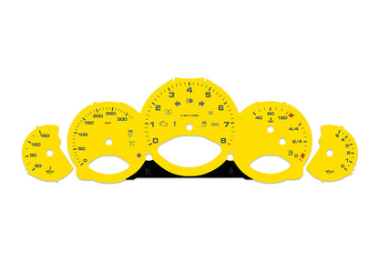 Porsche Carrera 911 997.2 Yellow - Speedometer Dials Gauges