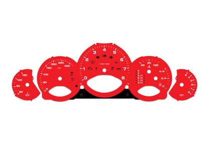 Porsche Carrera 911 997.1 Red - Speedometer Dials Gauges